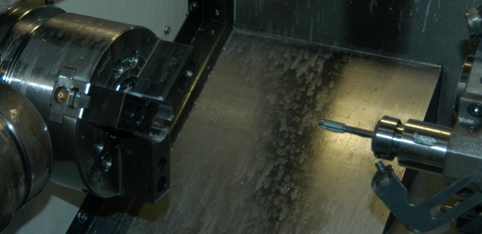 Inside CNC Turning Machine